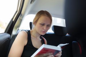 Reading in Car